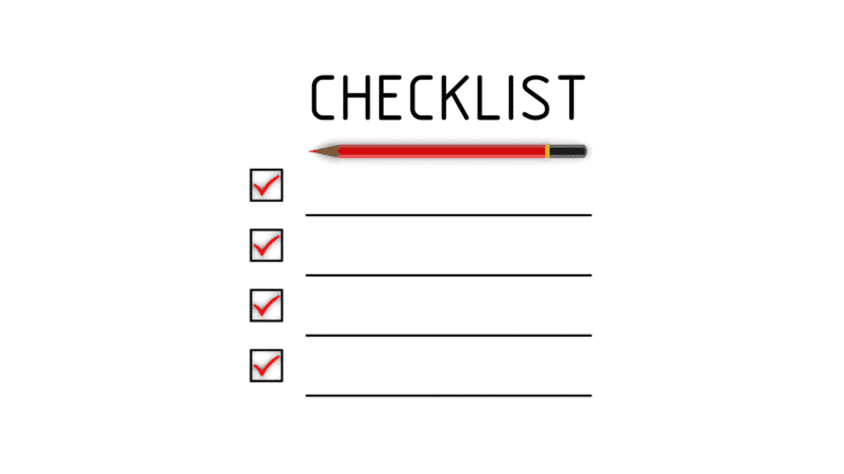 The Ultimate Checklist